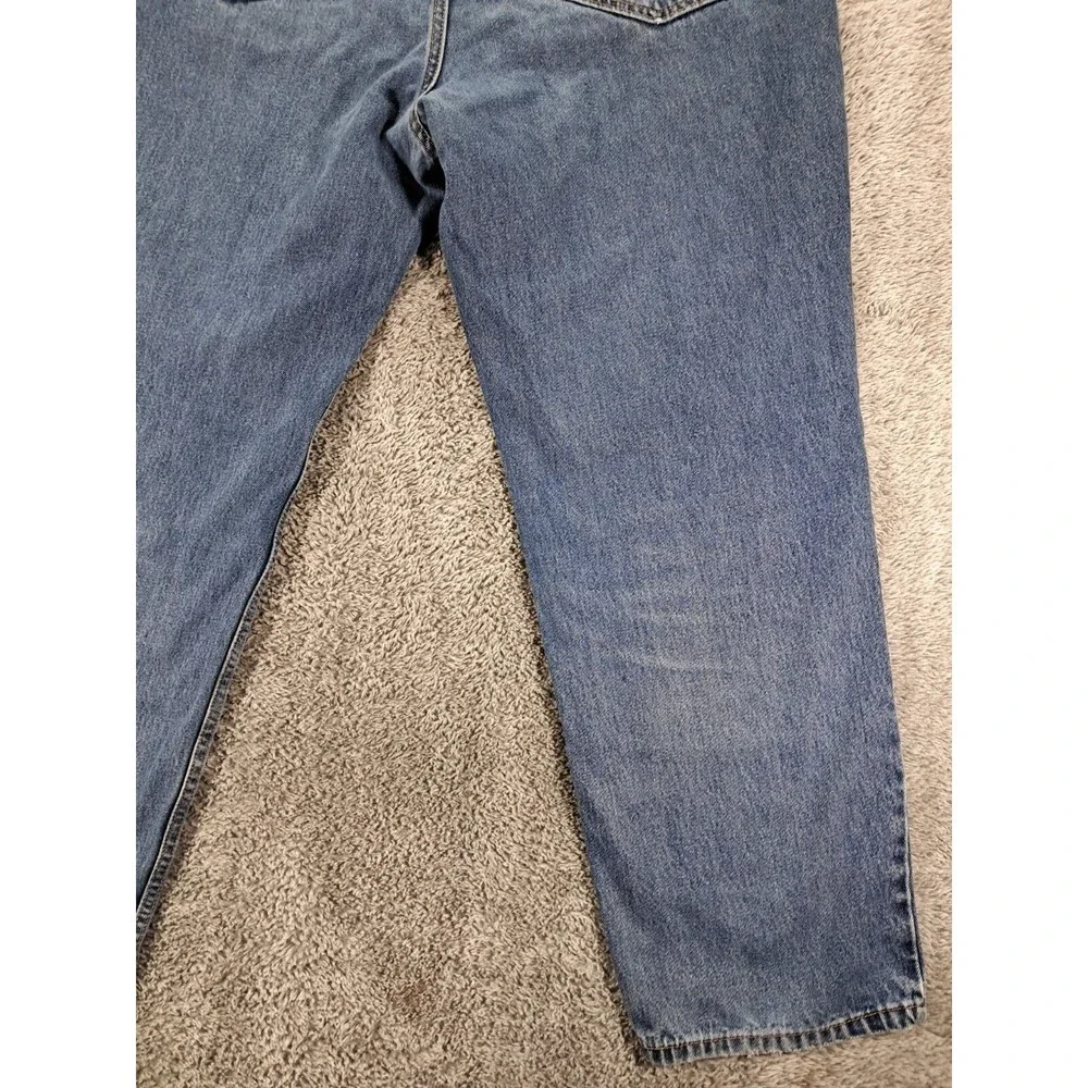 Levi's Strauss & Co Jeans Mens Sz 42x32 550 Relaxed Fit Straight Leg Denim Blue - Picture 15 of 16